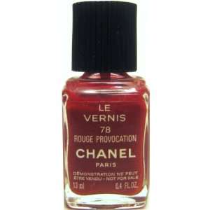 Chanel Le Vernis ( 78 Rouge Provocation ) Nail Polish for Women 0.4 Oz 