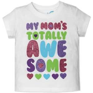  The Childrens Place Girls Awesome Mom Graphic Shirt Sizes 