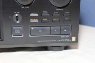 Sony ES 300 CD Compact Disc Player Changer CDP CX555ES 027242571341 
