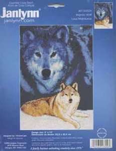 Janlynn Majestic Wolf Counted Cross Stitch Kit  