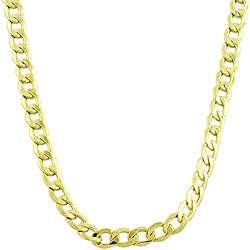 14k Yellow Gold 20 inch Curb Chain (3.5 mm)  
