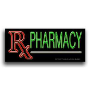 Neon Sign   Pharmacy, Logo   Large 13 x 32  Grocery 
