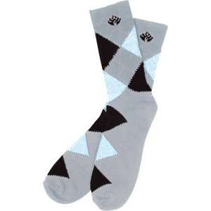Black Label Argyle Socks [Grey]   Single Pair  Sports 