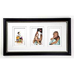 Tribecca Black 3 slot Photo Frame  