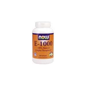  E 1000 by NOW Foods   (1000IU   200 Softgels) Health 