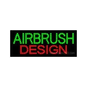  Airbrush Design LED Sign 8 x 20