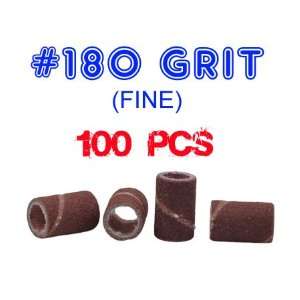  100 Pc Professional Sanding Bands Nail Manicure #180 GRIT 