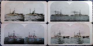   Stereoviews US Military Ships circa Spanish American War   WWI  