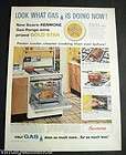 vintage 1959  kenmore gold star gas range cooking turkey