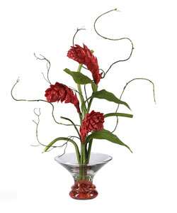   with Red Stones Liquid Illusion Floral Arrangement  