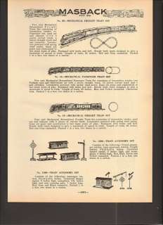 1941 Hafner Mechanical Train Set Railroad Passenger ad  