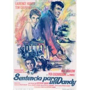  A Dandy in Aspic Poster Spanish B 27x40 Laurence Harvey 
