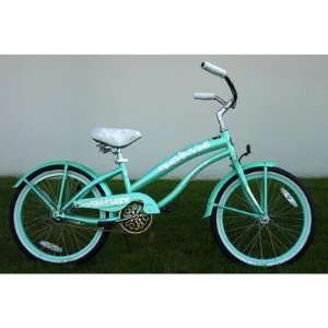  GreenLine Bicycles 20 Extended Deluxe Girls Beach Cruiser 