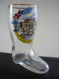 Schlob Linderhof .2L German Boot Beer Glass  