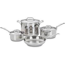   Chefs Classic Stainless 7 piece Cookware Set  