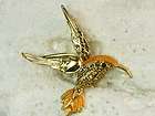 Humming Bird in Flight Vintage Napier Pin Brooch outstanding