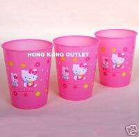 Sanrio Hello Kitty 3 Pieces Plastic Kids / Party Cup B7  