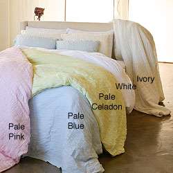 Seabury Voile Cotton King size Duvet Cover Set  