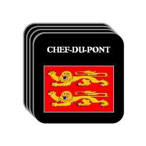   )   CHEF DU PONT Set of 4 Mini Mousepad Coasters 