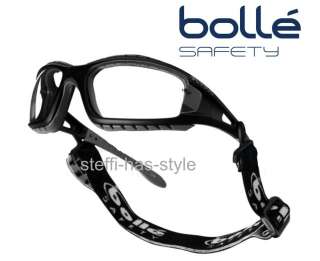 Bolle Tracker Safety Glasses Sunglasses Clear,Smoke,Amber Lenses 