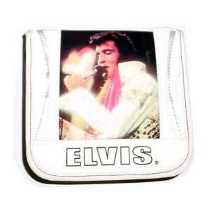  NEW Elvis Presley White CD DVD case holder Wallet auto 