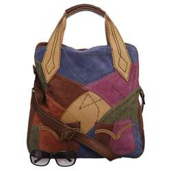 Lucky Brand Patchwork Crossbody Tote  