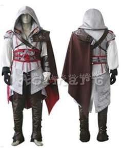   Customized Assassins Creed 2 II Master Ezio Cosplay Costume Halloween