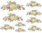 Shabby FURNITURE H/P COTTAGE Garlands ROSES Chic Decals Waterslide 