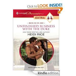 Unfinished Business with the Duke (Harlequin Presents Extra) Heidi 