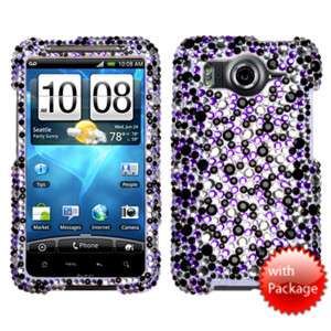 BLING Hard Phone Cover Case HTC INSPIRE 4G AT&T Elite P  
