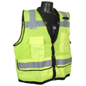  Safety Vest Green Mesh/Solid X Large
