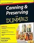 Canning and Preserving for Dummies NEW by Amelia Jeanro