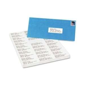  Avery White Mailing Labels   White   AVE5334 Office 