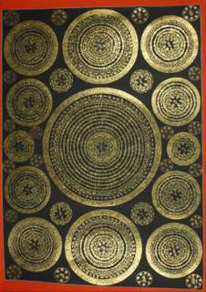 19. Ten Mantra Mandala Thangka Painting Nepal, 55 CM  