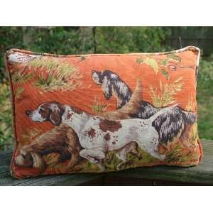  Vintage 3 Hunting Dogs Pillow 