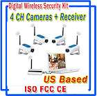 4CH 4 Cameras wireless cctv security camera suveillance