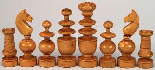 05811 Regence Boxwood Chess Set, c. 1850  