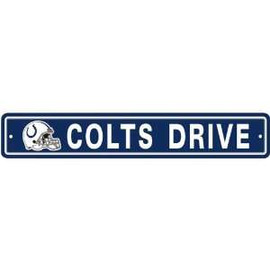   Colts Plastic Street Sign Colts Drive