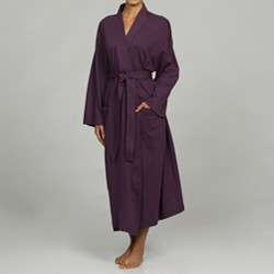 Womens Purple Organic Cotton Bathrobe  