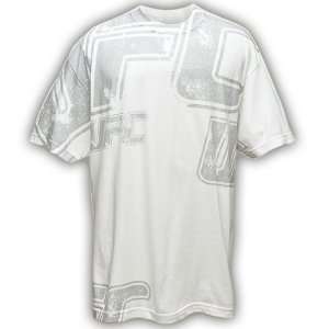  White Horizontal All Over T Shirt