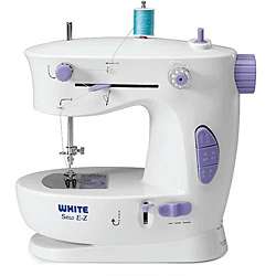 White Sew E Z Mini Portable Sewing Machine  
