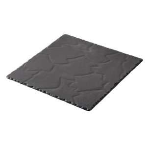 Revol Basalt Collection, 7 3/4 Inch Slate Square Plate  