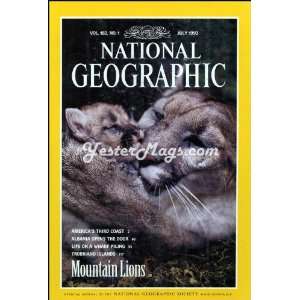  Vintage Magazine Jul 1992 National Geographic Everything 