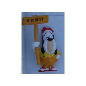  Droopy Dog PVC By Applause 1990 With Sign & Gold Pants 