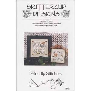  Friendly Stitchers   Cross Stitch Pattern Arts, Crafts & Sewing