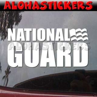 ARMY NATIONAL GUARD Vinyl Decal Car Truck Sticker ML65  