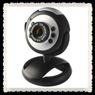 HD 12.0 Mega USB 6 LEDs Webcam Web Cam Camera PC +Mic  