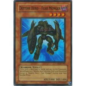   CP06 EN002 Destiny Hero   Fear Monger Champion Pack 6 Super Rare Card