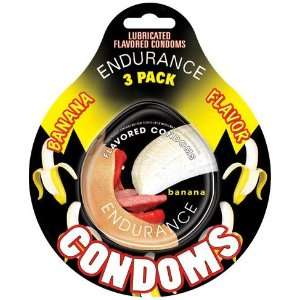  Banana Endurance Condom 3pk