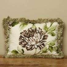 Rose Tree Belclaire Floral Shag Decorative Pillow  